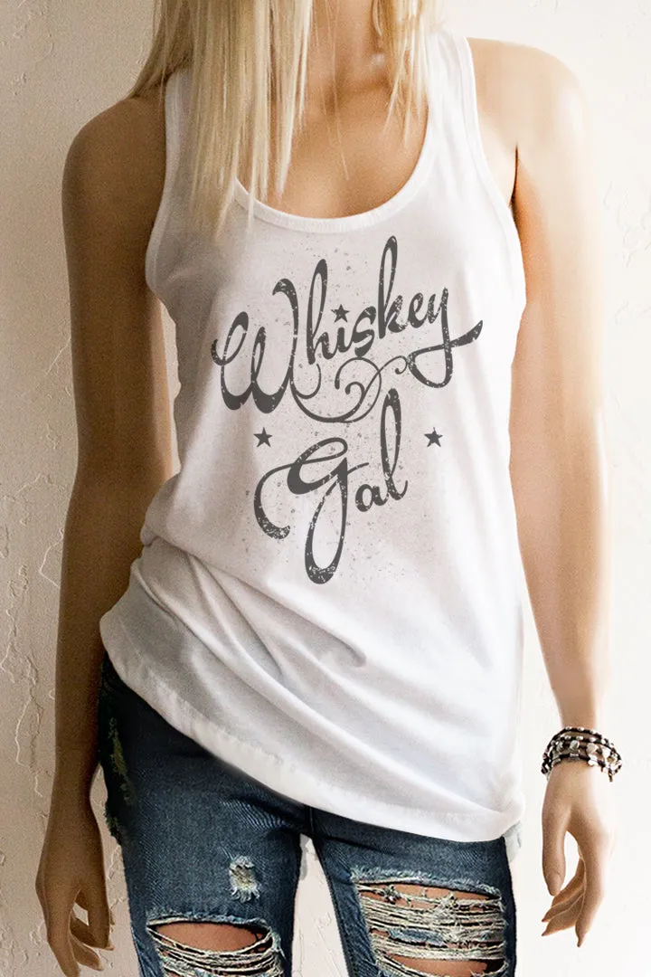 Whiskey Gal Racerback Tank Top